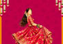 design luxury and trendy wedding invitation cards